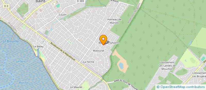 localisation de l'entreprise MINERVE  ANDERNOS-LES-BAINS