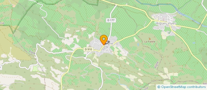 localisation de l'entreprise MINERVOIS GRAPHIQUE  AIGNE