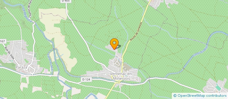 localisation de l'entreprise MINERVOIS IMMOBILIER LECLERC  VENTENAC-EN-MINERVOIS