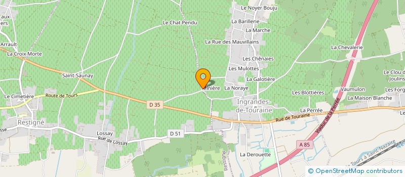 localisation de l'entreprise MINES & WINES à COTEAUX-SUR-LOIRE