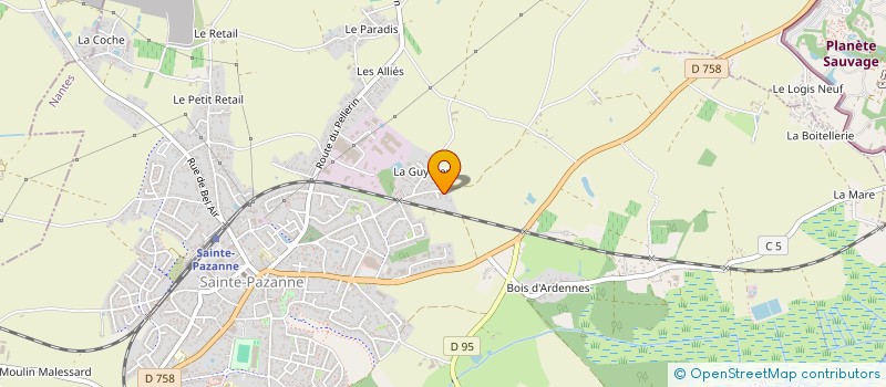 localisation de l'entreprise MINESA  SAINTE-PAZANNE