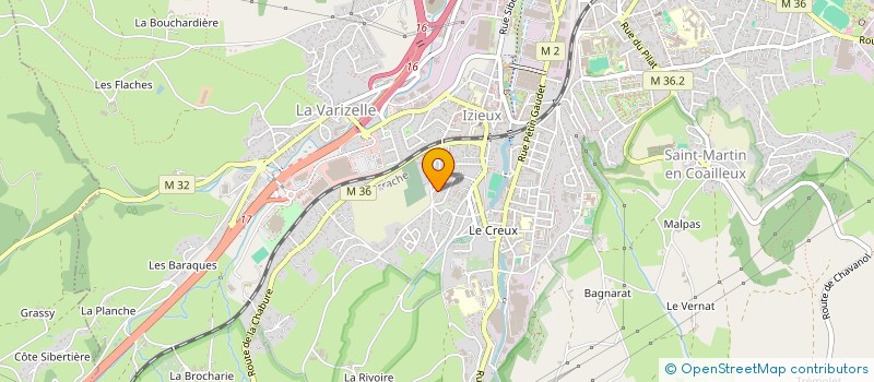 localisation de l'entreprise MINET LOGISTIQUE à SAINT-CHAMOND