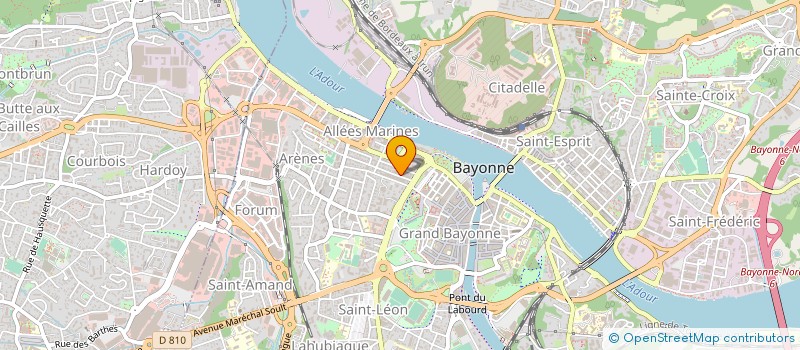 localisation de l'entreprise MING à BAYONNE