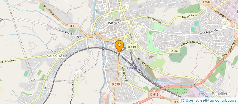 localisation de l'entreprise MING à LISIEUX