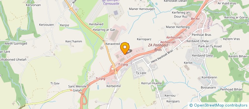 localisation de l'entreprise MINGA  PLUGUFFAN