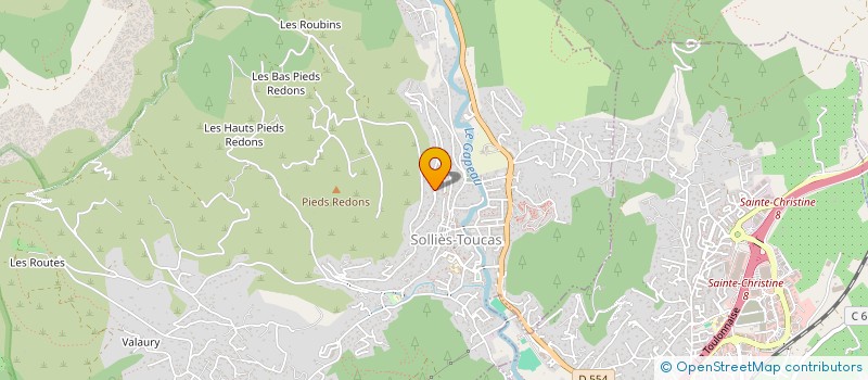 localisation de l'entreprise MINGA MINGI  SOLLIES-TOUCAS