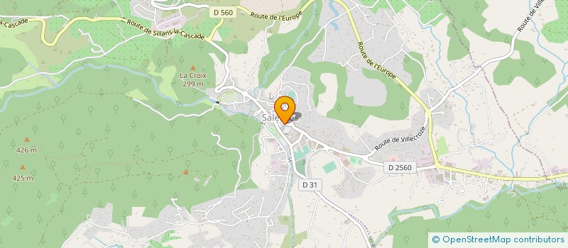 localisation de l'entreprise MINGAUD à SALERNES