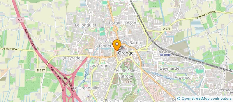 localisation de l'entreprise MINGAUD HUGUET THIRION à ORANGE
