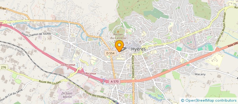 localisation de l'entreprise MINGO ET COMPAGNIE à HYERES