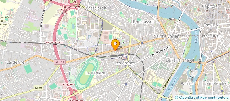 localisation de l'entreprise MINGUET SA à TOULOUSE