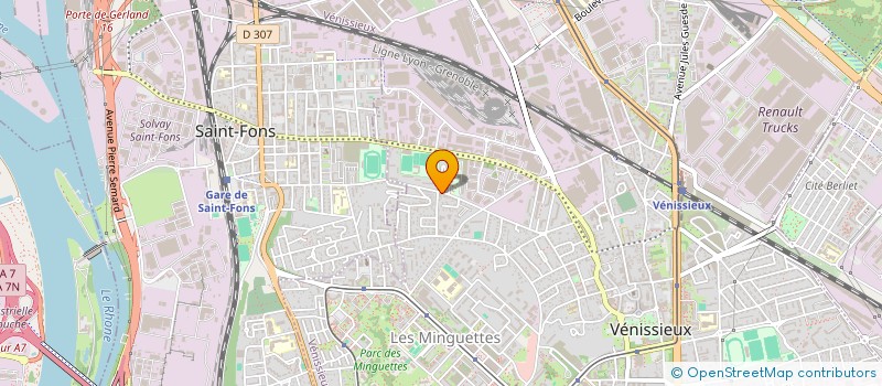 localisation de l'entreprise MINGUETTES SALAISONS à VENISSIEUX