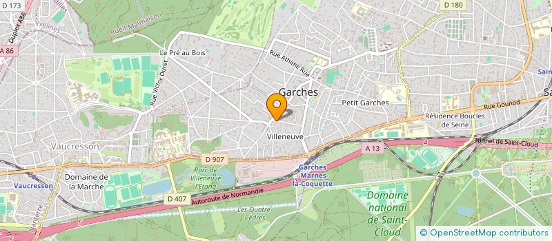 localisation de l'entreprise MINGZI à GARCHES