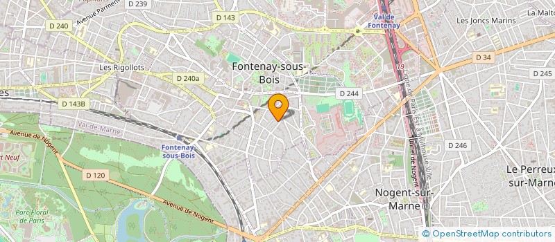 localisation de l'entreprise MINH-A STUDIO à FONTENAY-SOUS-BOIS