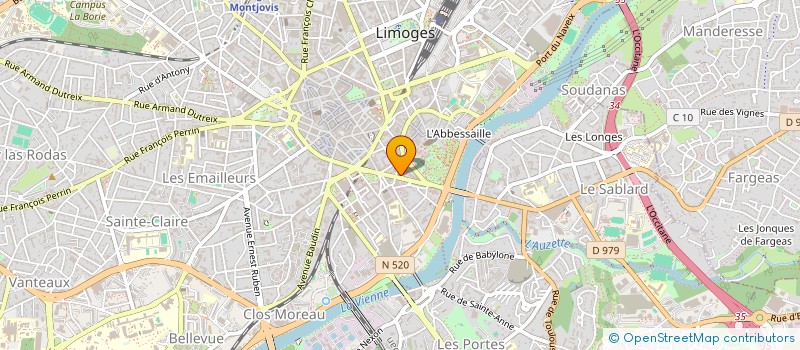 localisation de l'entreprise MINH IMMO à LIMOGES