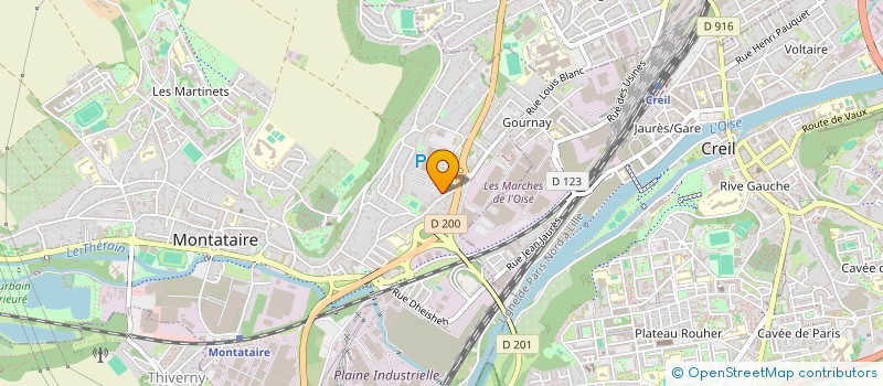 localisation de l'entreprise MINHAJ-UL-QURAN INTERNATIONAL CREIL  MONTATAIRE