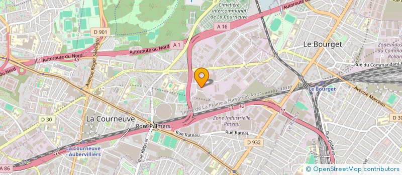 localisation de l'entreprise MINHAJ UL QURAN INTERNATIONAL FRANCE à LA COURNEUVE