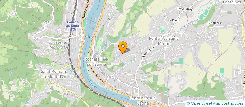 localisation de l'entreprise MINHAT  FONTAINES-SAINT-MARTIN