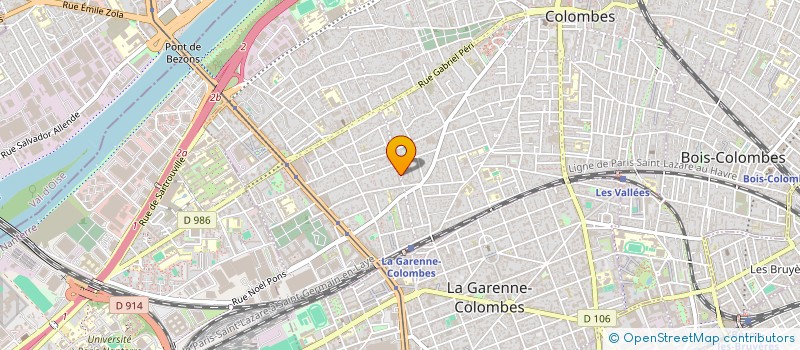localisation de l'entreprise MINHELEC à COLOMBES