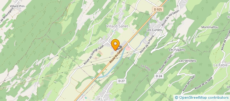 localisation de l'entreprise MINHOTA  VILLARD-SALLET