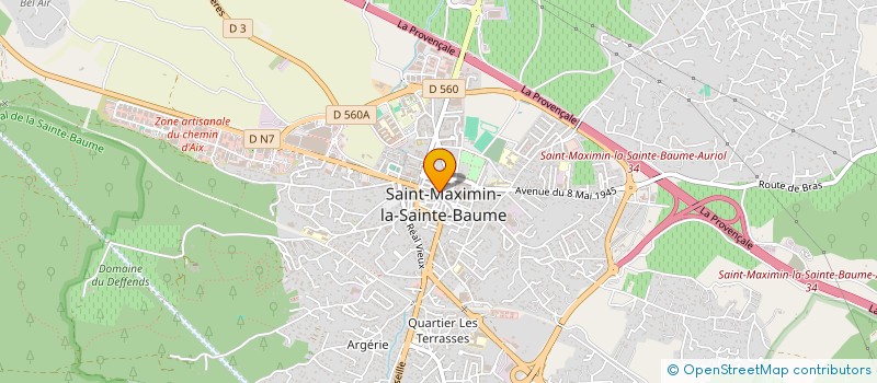 localisation de l'entreprise MINI BAROUDEUR à SAINT-MAXIMIN-LA-SAINTE-BAUME