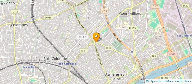 localisation de l'entreprise MINI BAZAR  ASNIERES-SUR-SEINE