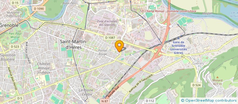 localisation de l'entreprise MINI BIKE RACING à SAINT-MARTIN-D'HERES