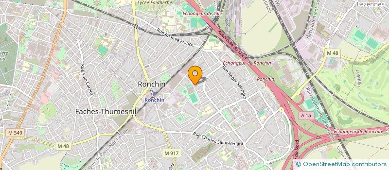 localisation de l'entreprise MINI-BRANDT  RONCHIN