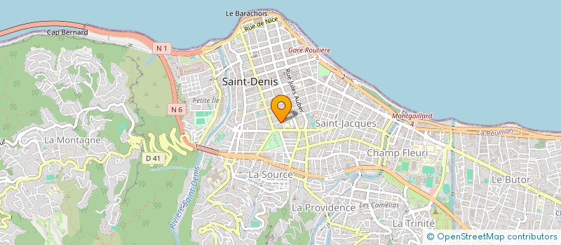 localisation de l'entreprise MINI-CLUB LA RUCHE à SAINT DENIS