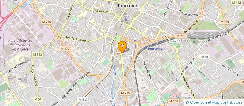 localisation de l'entreprise MINI-CONSERVATOIRE GRAND LILLE  TOURCOING