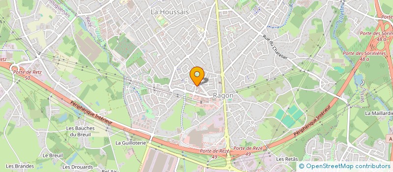 localisation de l'entreprise MINI CRECHE A PETITS PAS à REZE