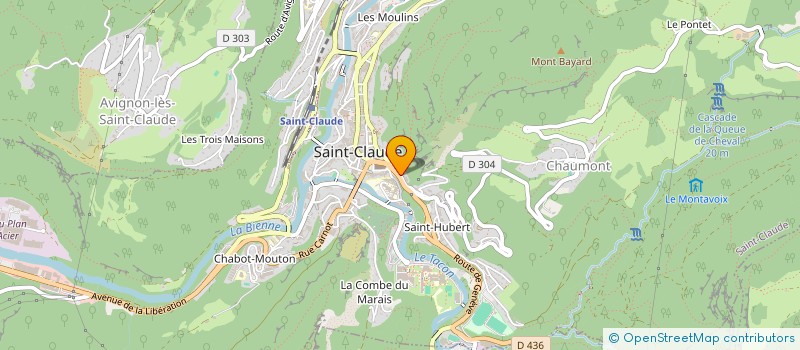 localisation de l'entreprise MINI CRECHE DU HAUT JURA à SAINT-CLAUDE