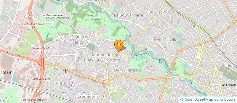localisation de l'entreprise MINI CRECHE FLUFFY à NANTES