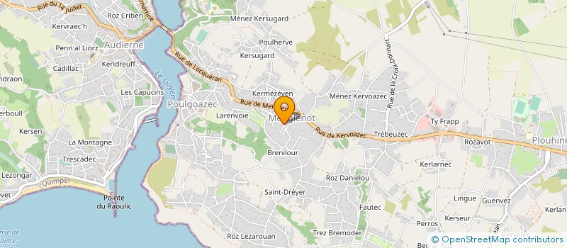 localisation de l'entreprise MINI FRAIS à PLOUHINEC