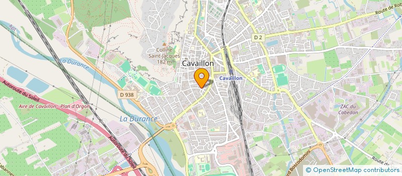 localisation de l'entreprise MINI GOLF DE LA PEUPLERAIE  CAVAILLON