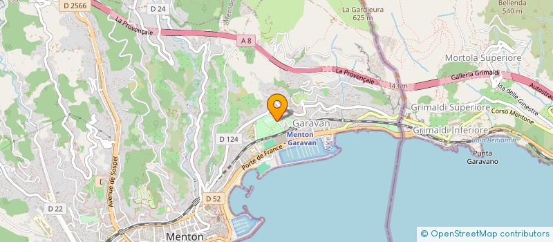localisation de l'entreprise MINI GOLF DU PIAN à MENTON