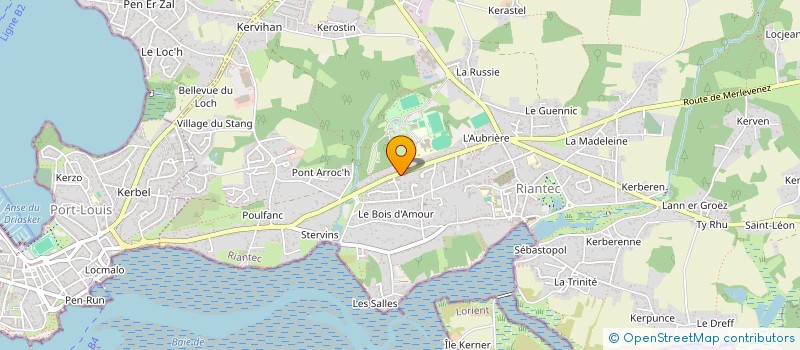 localisation de l'entreprise MINI KINE  RIANTEC