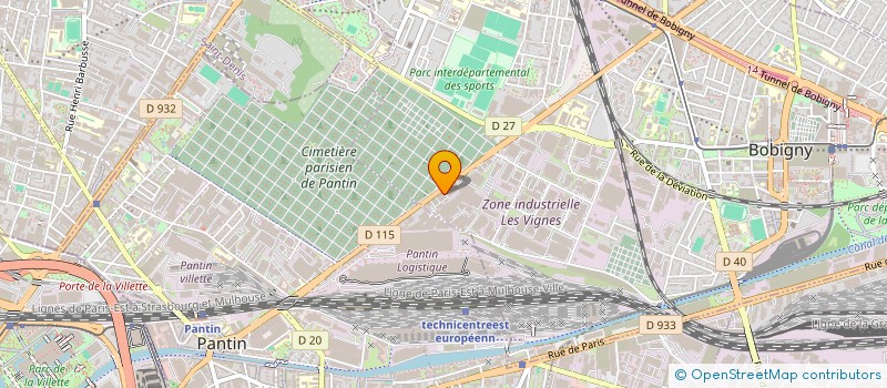 localisation de l'entreprise MINI KING à BOBIGNY