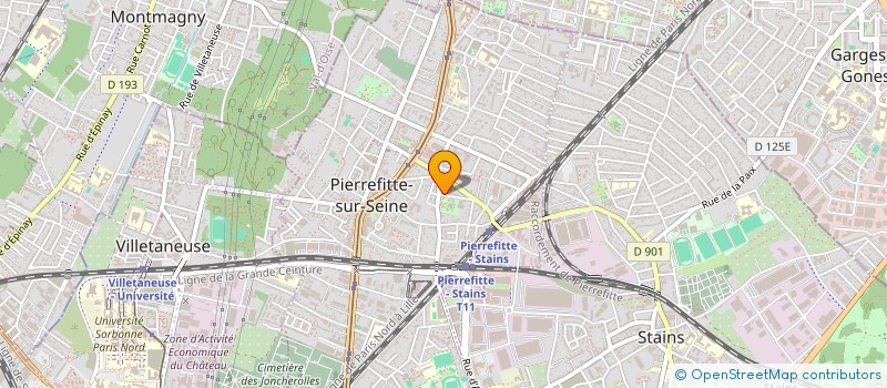 localisation de l'entreprise MINI LAVERIE à PIERREFITTE-SUR-SEINE