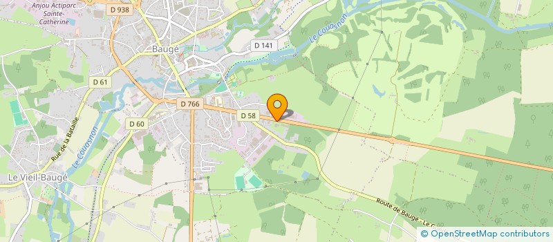 localisation de l'entreprise MINI MACH SERVICES  BAUGE-EN-ANJOU