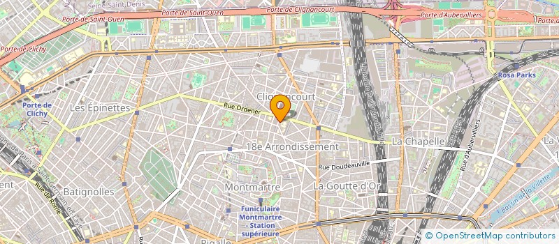 localisation de l'entreprise MINI MARCHE 18EME  PARIS