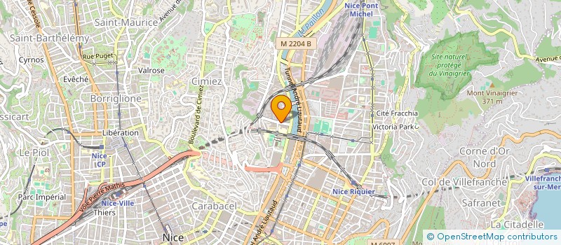localisation de l'entreprise MINI MARCHE à NICE