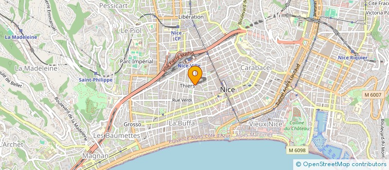 localisation de l'entreprise MINI MARKET à NICE
