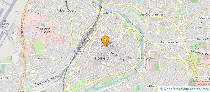 localisation de l'entreprise MINI MARKET AZIZI  POITIERS