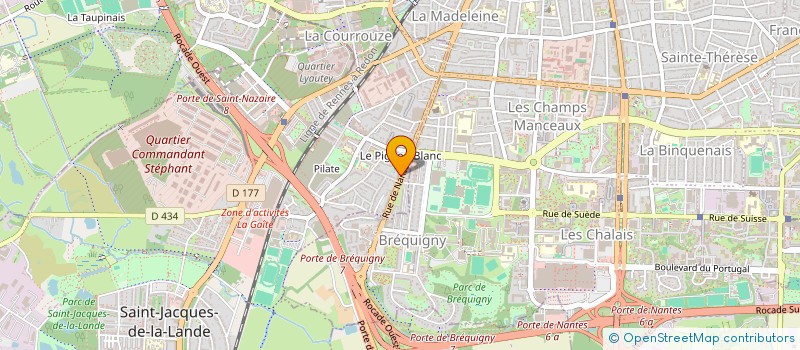 localisation de l'entreprise MINI MODEL à ST JACQUES DE LA LANDE