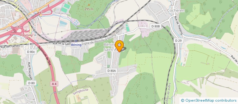 localisation de l'entreprise MINI MODEL CLUB DE BENING LES SAINT AVOLD  BENING-LES-SAINT-AVOLD