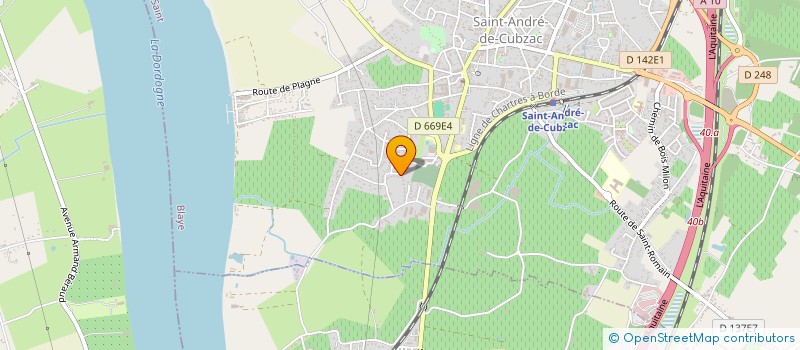 localisation de l'entreprise MINI MOUV  SAINT-ANDRE-DE-CUBZAC