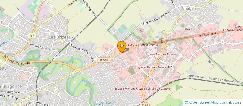 localisation de l'entreprise MINI PRECO à NIORT