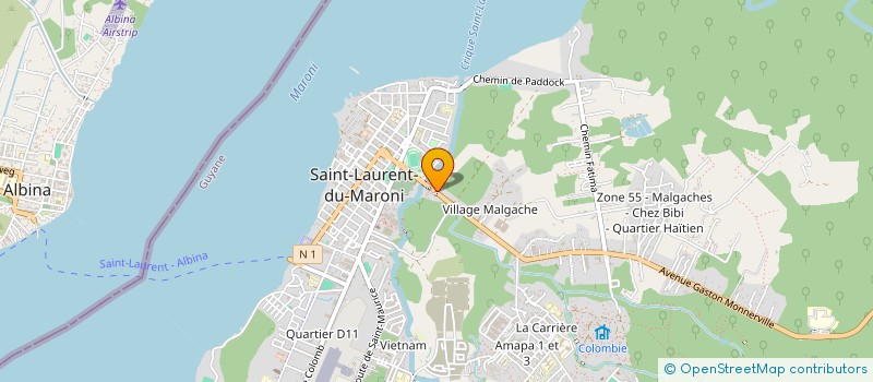 localisation de l'entreprise MINI PRIX à SAINT-LAURENT-DU-MARONI