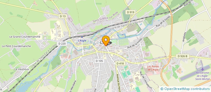 localisation de l'entreprise MINI SHOP à L'AIGLE