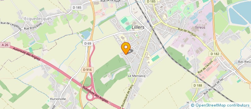 localisation de l'entreprise MINI TP BURBURE à LILLERS